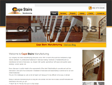 Tablet Screenshot of capestairs.co.za
